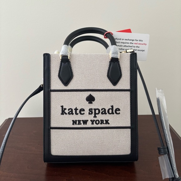 kate spade Handbags - Kate Spade Ellie Mini Canvas Tote Crossbody - New With Tags -Structured Logo Bag